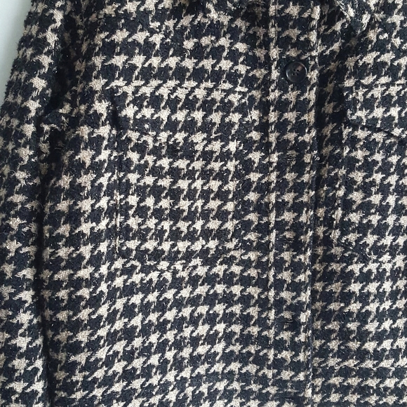 ▪︎Anthro▪︎Lea Houndstooth Shimmer Coat - Picture 4 of 10